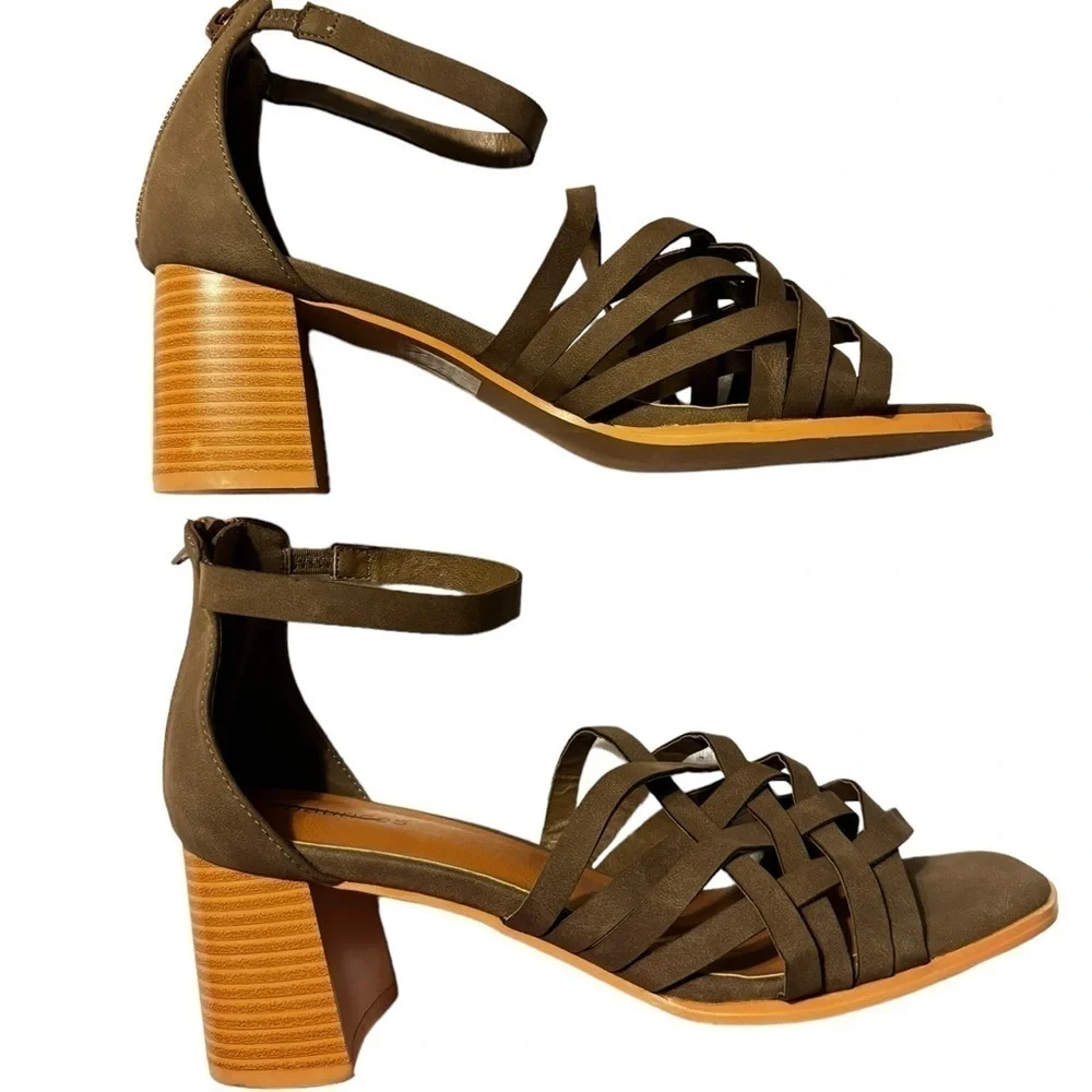 Maurices Sofie Block Heel Sandals size 9.5 M